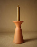 Tulip Terracotta Taper Candle Holder