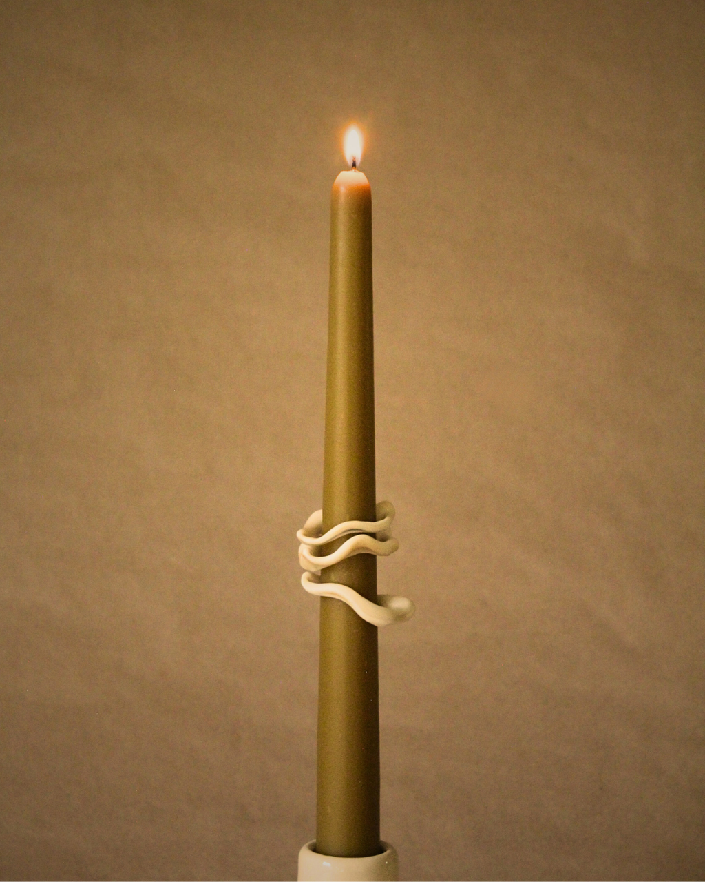 Tall Tapered Beeswax Candle (Set of 4)