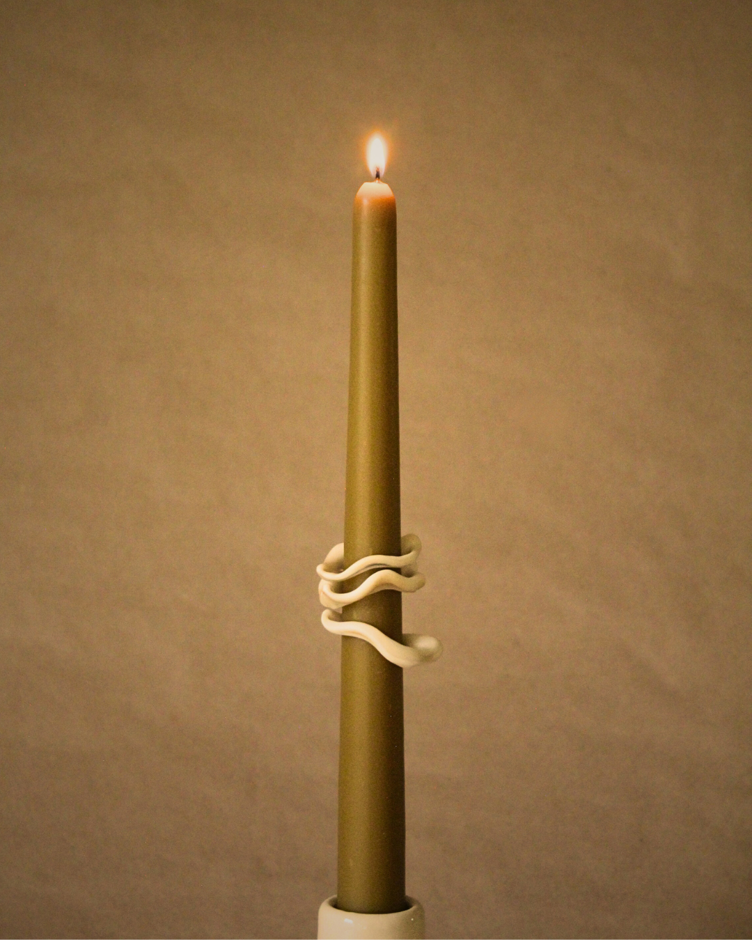 Tall Tapered Beeswax Candle (Set of 4)